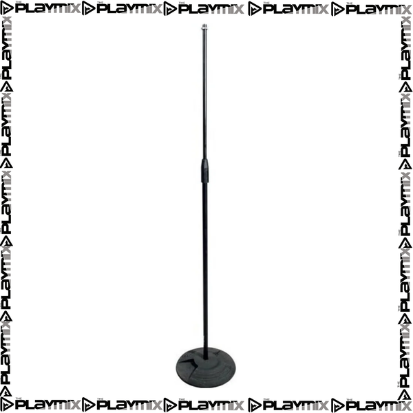 Proel OST110BK Microphone Stand – Straight Stand with Cast-Iron Base