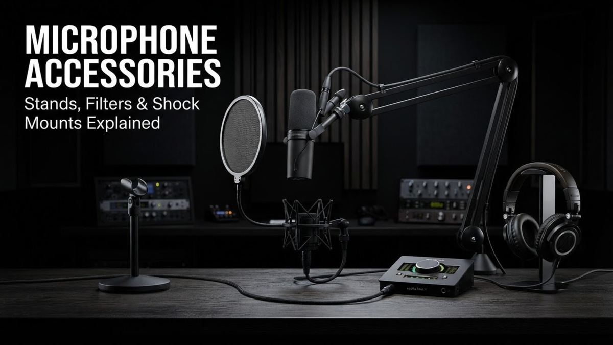 Microphone Accessories: Stands, Filters & Shockmounts Explained