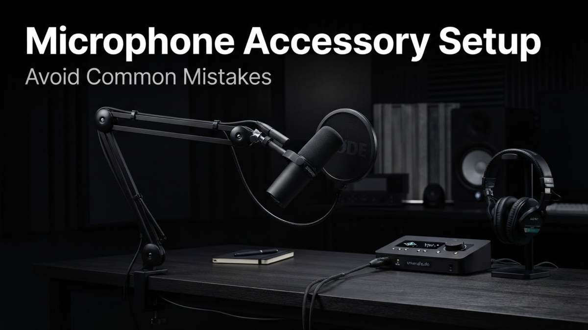Microphone Accessory Setup Mistakes to Avoid