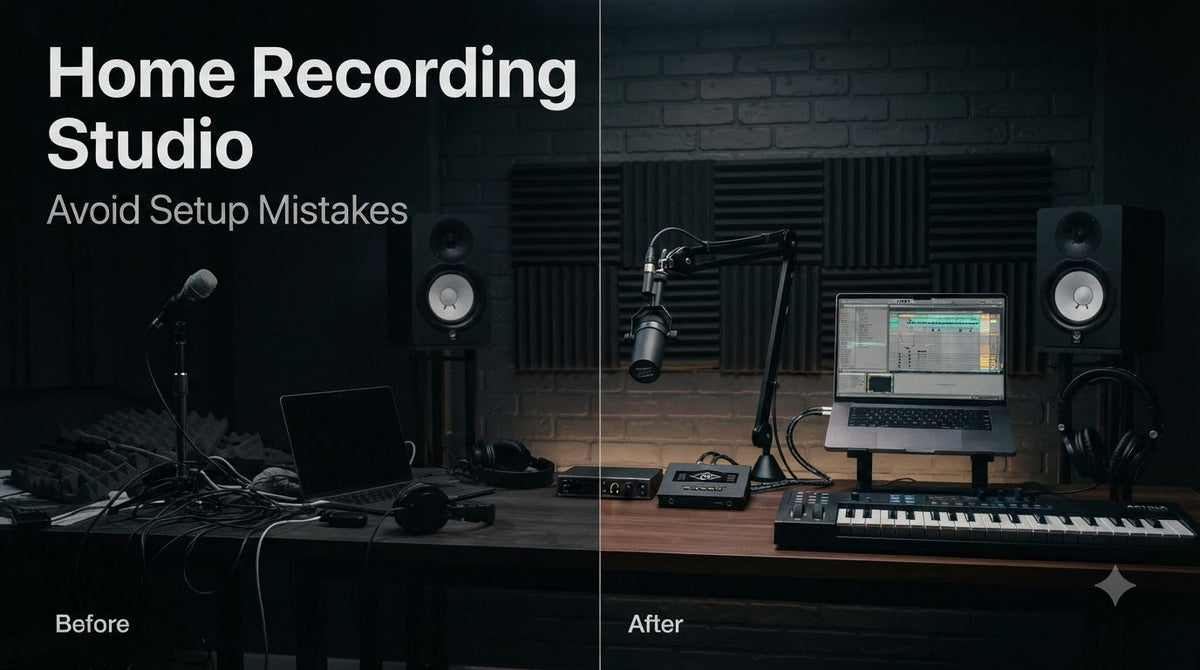Home Recording Studio Setup Mistakes to Avoid in India
