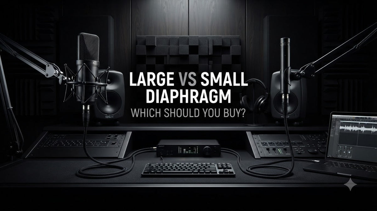 Large vs Small Diaphragm Condenser Mics: Which Should You Buy?