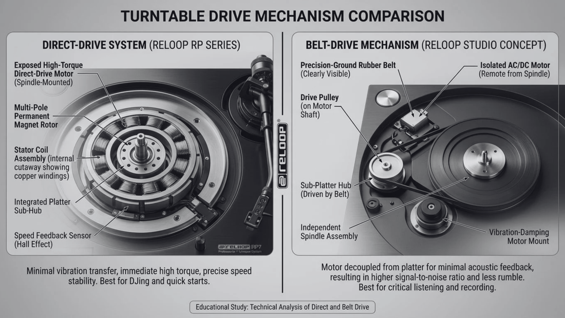Direct Drive vs Belt Drive Turntables: Which Do DJs Actually Need?