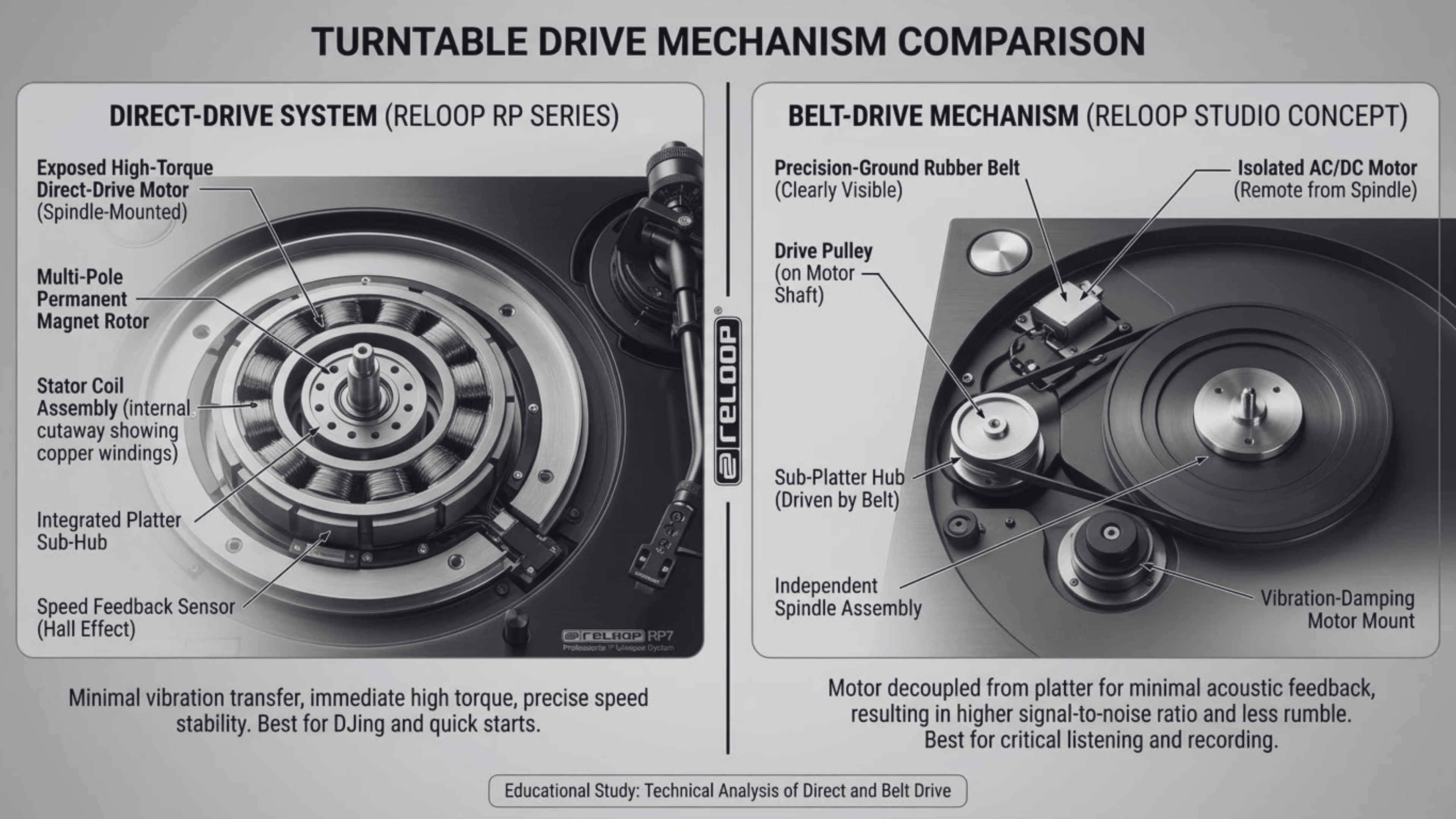 Direct Drive vs Belt Drive Turntables: Which Do DJs Actually Need?