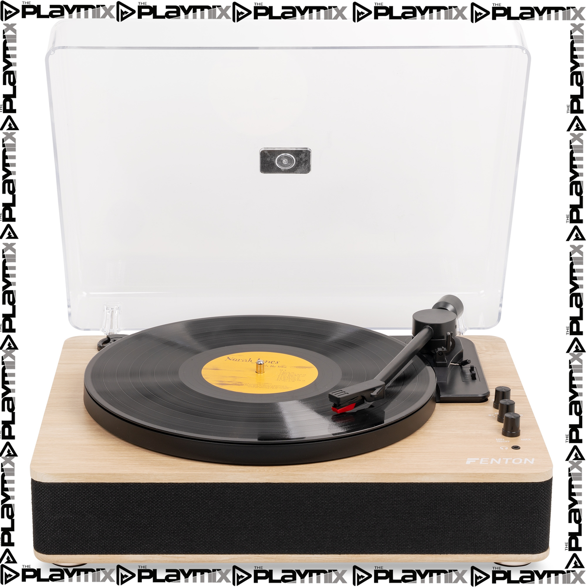 Fenton RP162LW Hi-Fi Record Player – Bluetooth Out & USB, Light Wood