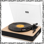 Fenton RP162LW Hi-Fi Record Player – Bluetooth Out & USB, Light Wood