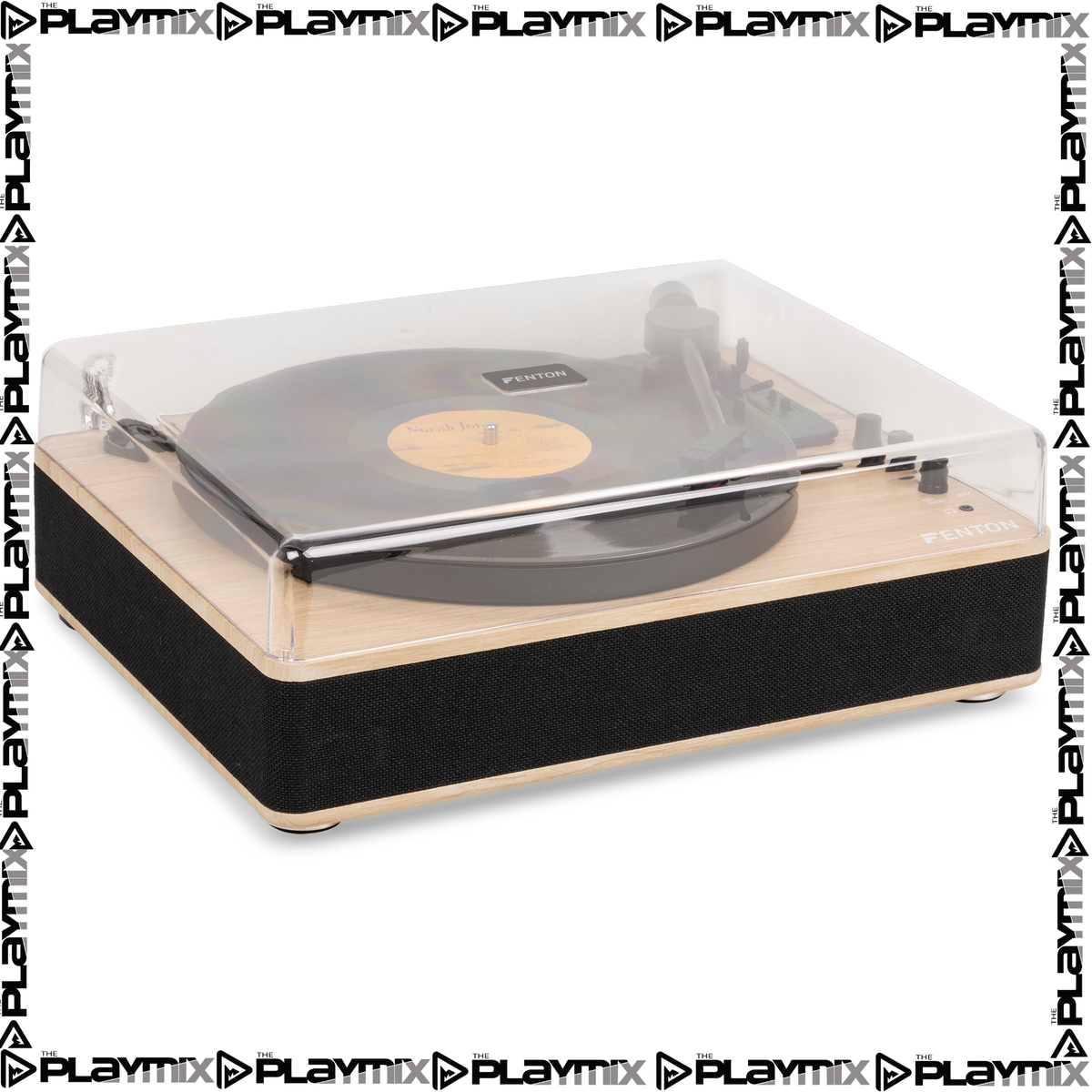 Fenton RP162LW Hi-Fi Record Player – Bluetooth Out & USB, Light Wood