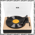 Fenton RP162LW Hi-Fi Record Player – Bluetooth Out & USB, Light Wood