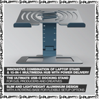 Reloop Stand Hub Pro – Aluminium DJ Laptop Stand with USB-C Hub