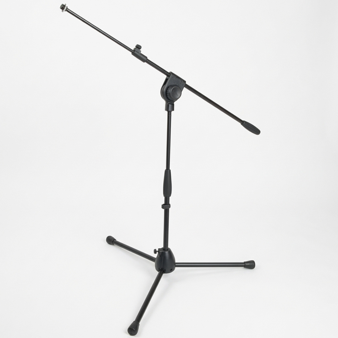 PROEL PRO281BK Microphone Stand – Professional Low Profile Boom Stand