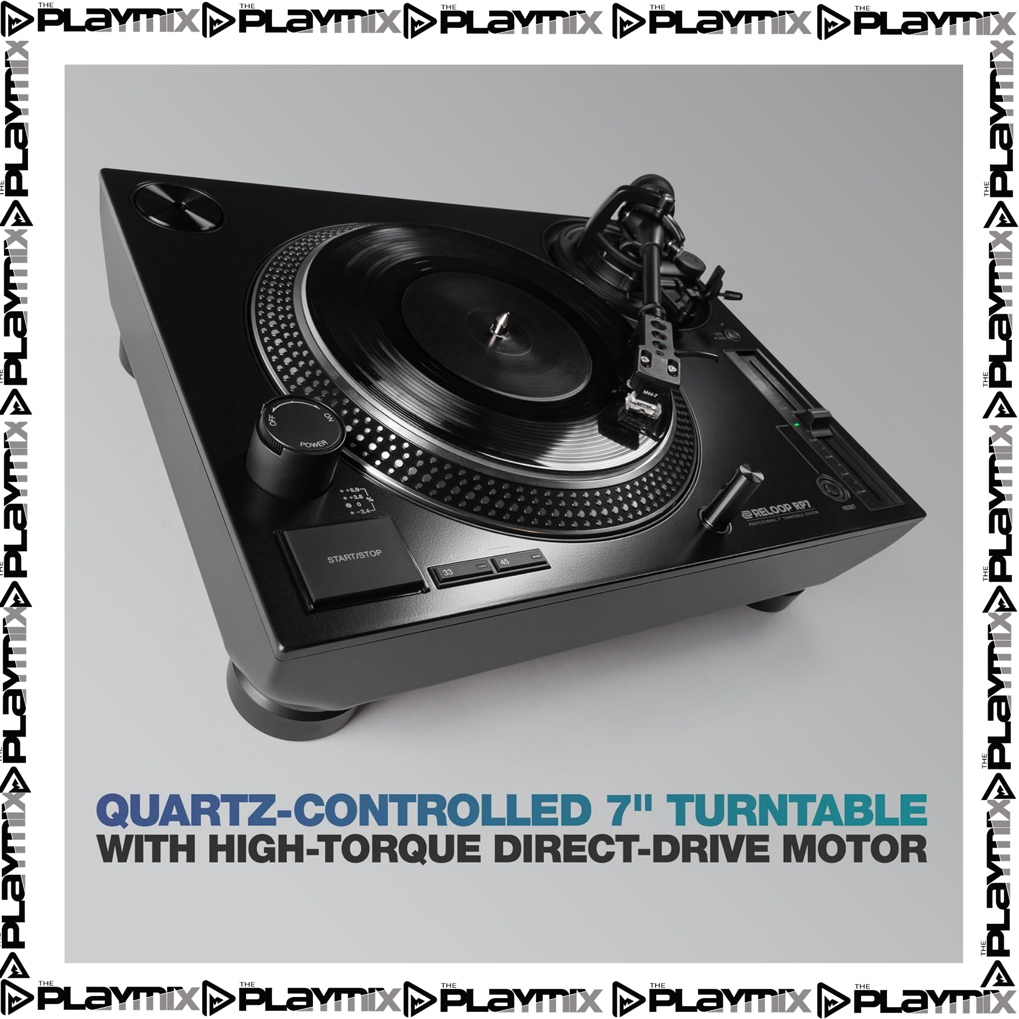 Reloop RP-7 DJ Turntable | Professional 7-Inch Vinyl Deck