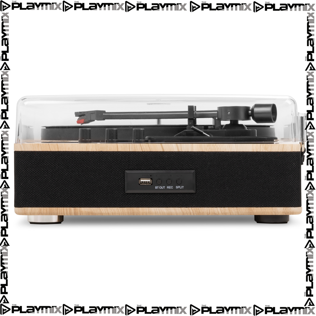 Fenton RP162LW Hi-Fi Record Player – Bluetooth Out & USB, Light Wood