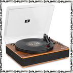 Fenton RP162D Hi-Fi Record Player – Bluetooth Out & USB, Dark Wood