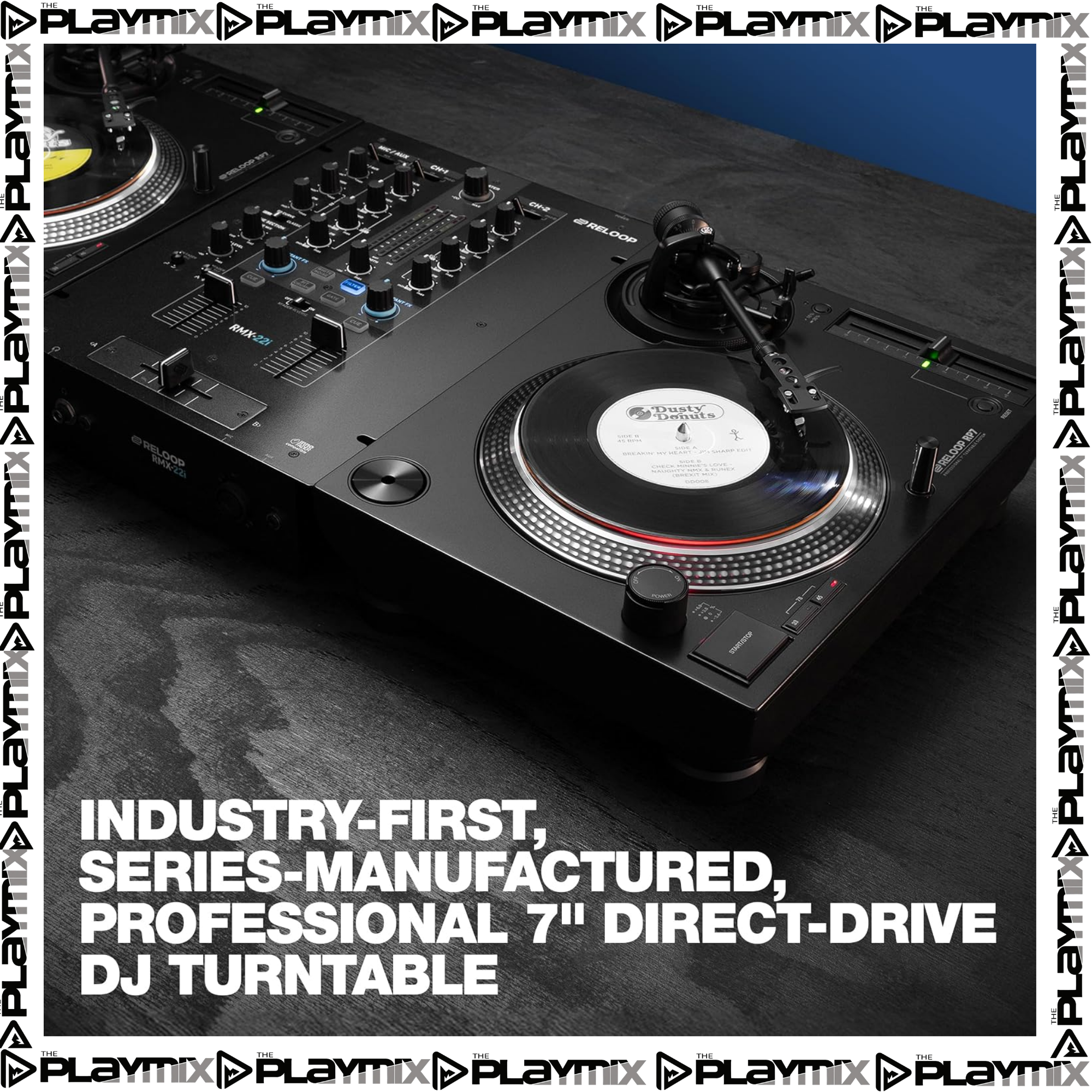 Reloop RP-7 DJ Turntable | Professional 7-Inch Vinyl Deck