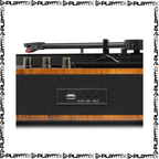 Fenton RP162D Hi-Fi Record Player – Bluetooth Out & USB, Dark Wood