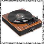 Fenton RP162D Hi-Fi Record Player – Bluetooth Out & USB, Dark Wood