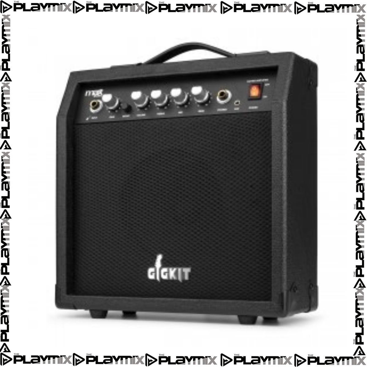 MAX GigKit Electric Guitar Kit Rock Style Black – with 40W Amp, Gig Bag & Accessories