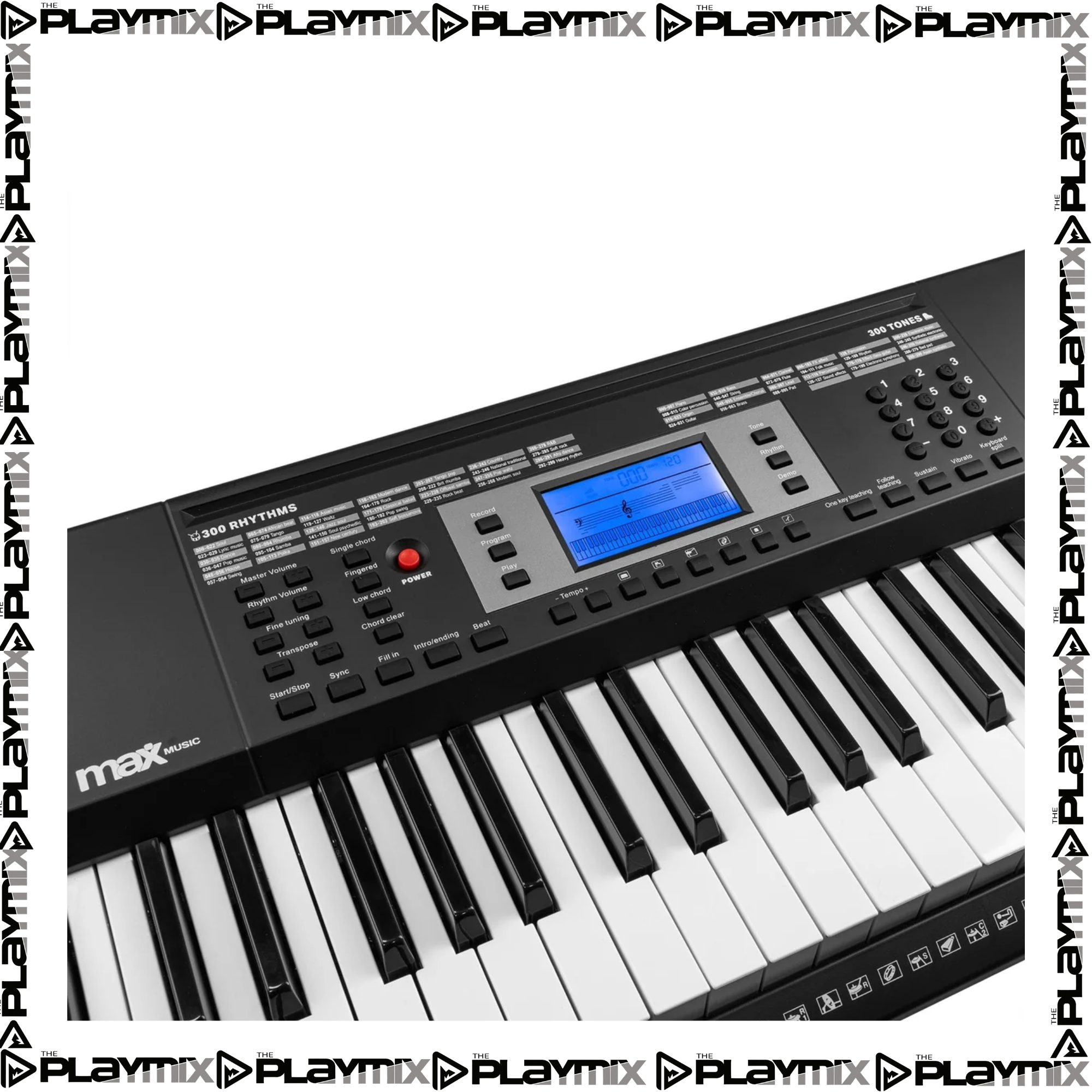 Rhapsody61L Electronic Keyboard with 61 lighted keys Set
