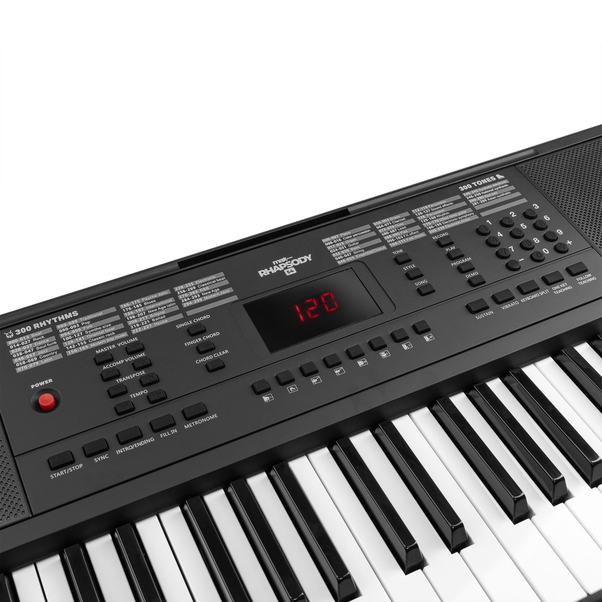 Rhapsody54 Electronic Keyboard 54-keys