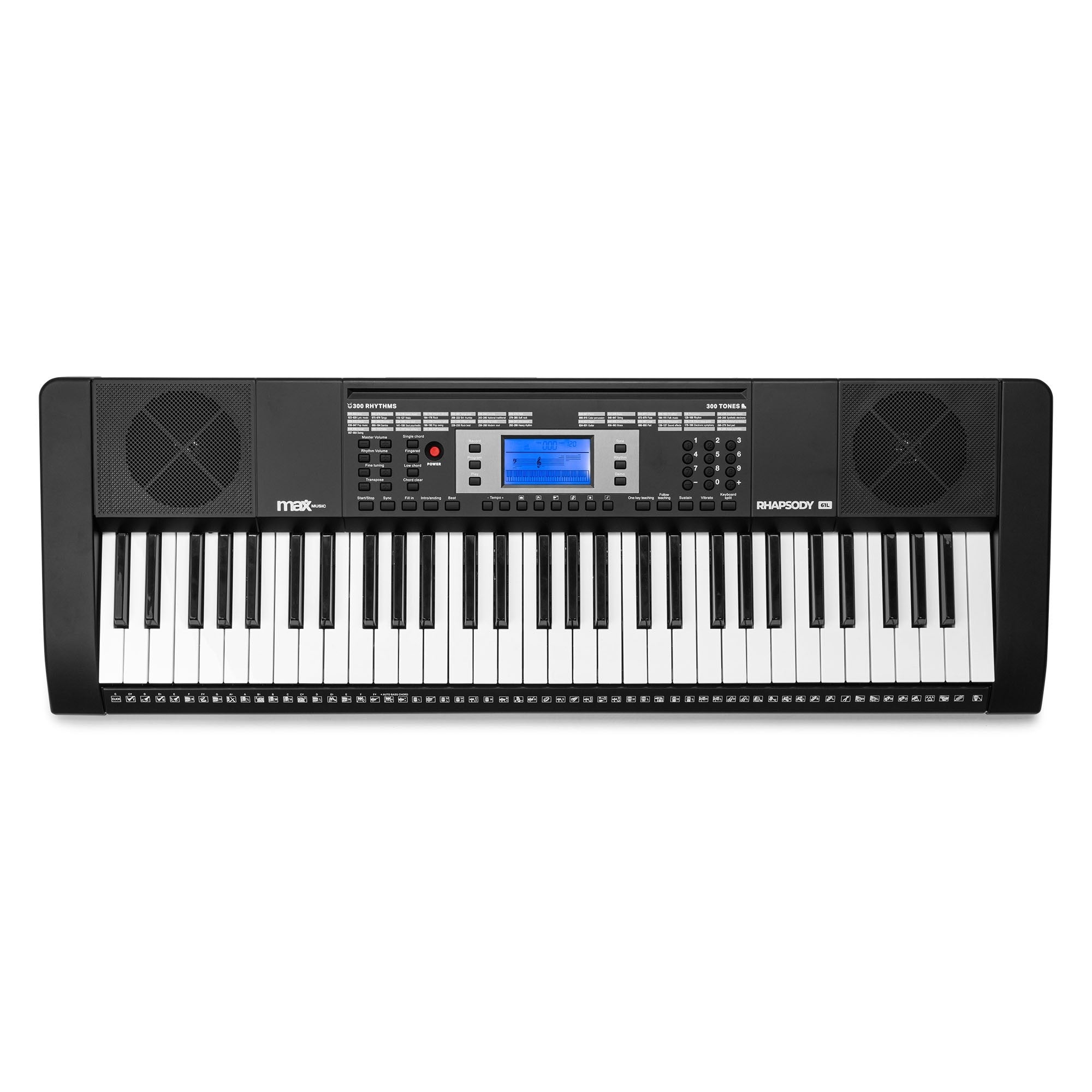 Rhapsody61L Electronic Keyboard with 61 lighted keys Set