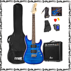 GigKit Electric Guitar Pack Quilted Style Dark Blue
