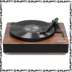 Fenton RP162 Hi-Fi Record Player – Bluetooth Out & USB, Walnut