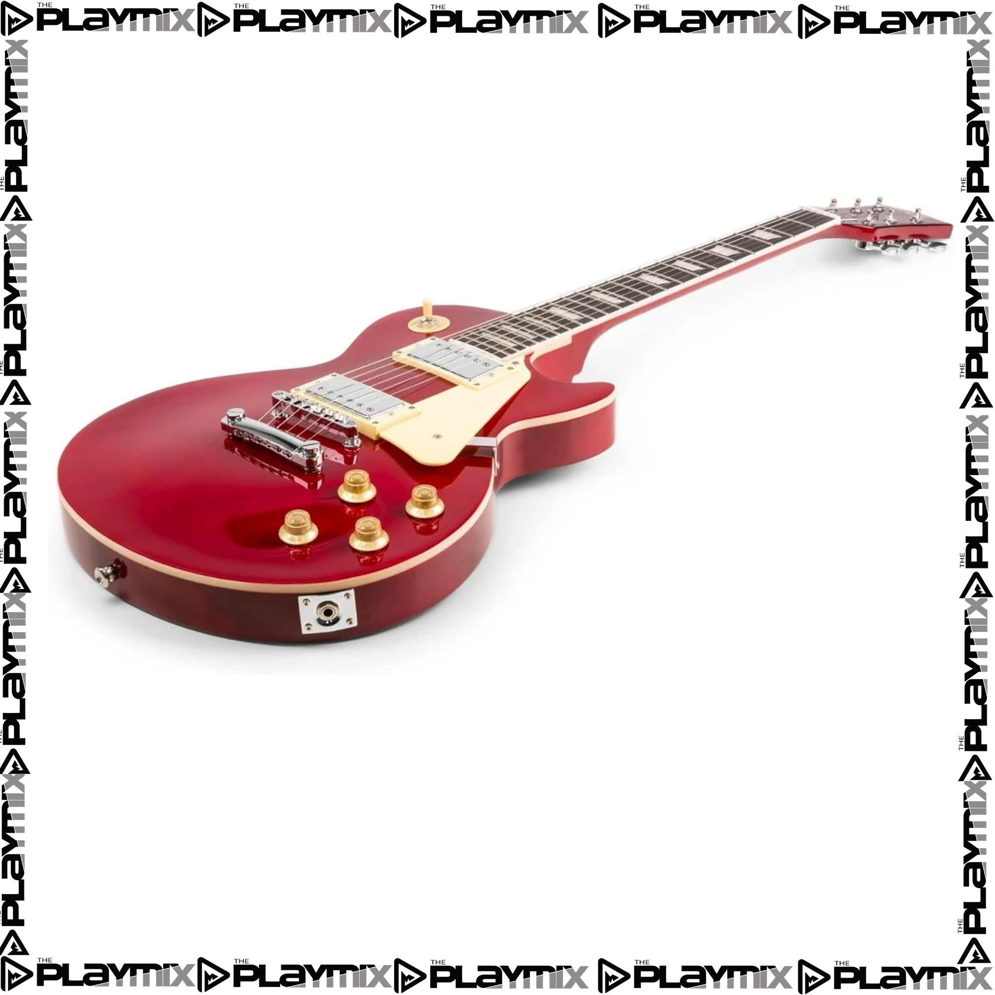 GigKit Electric Guitar Pack SC Style Dark Red