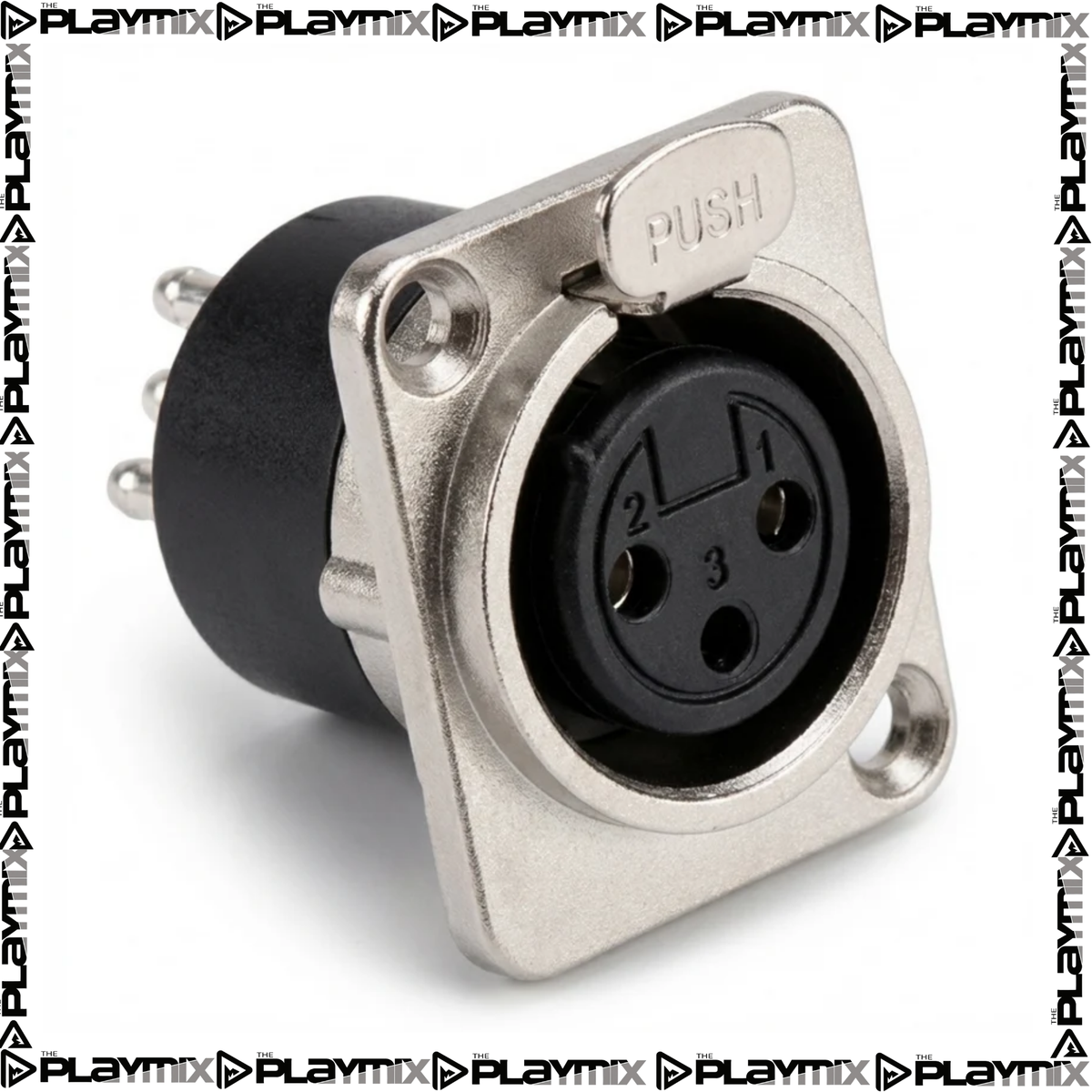 Proel XLR3FDL Panel Mount Connector – 3-Pin Female XLR Pro Audio Socket