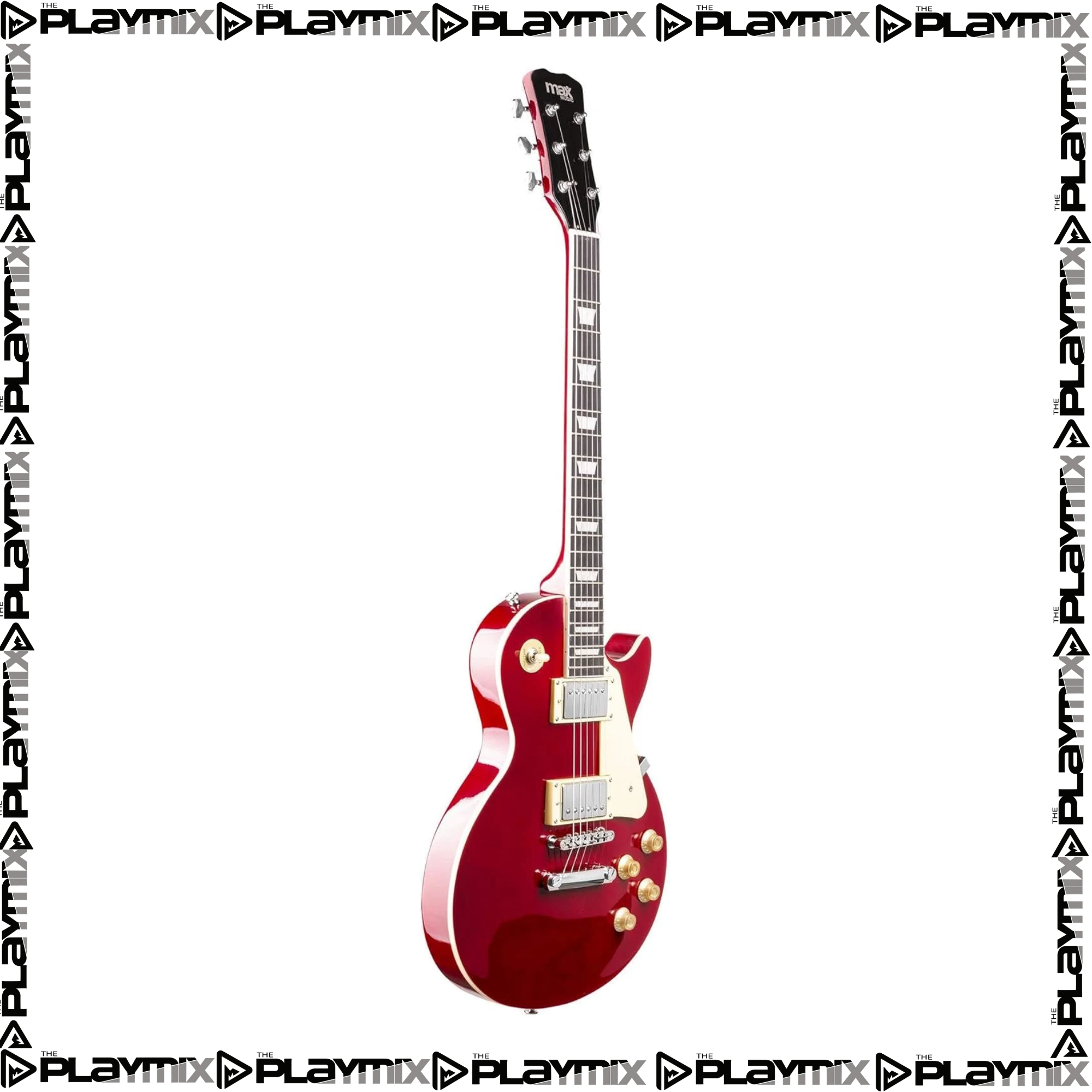 GigKit Electric Guitar Pack SC Style Dark Red