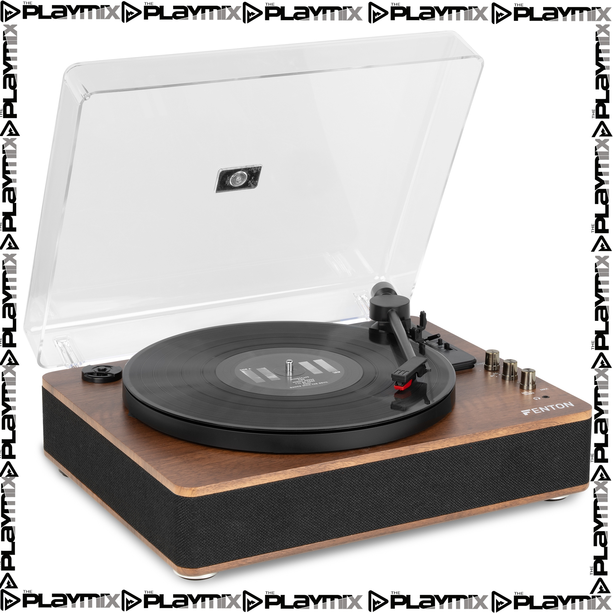 Fenton RP162 Hi-Fi Record Player – Bluetooth Out & USB, Walnut