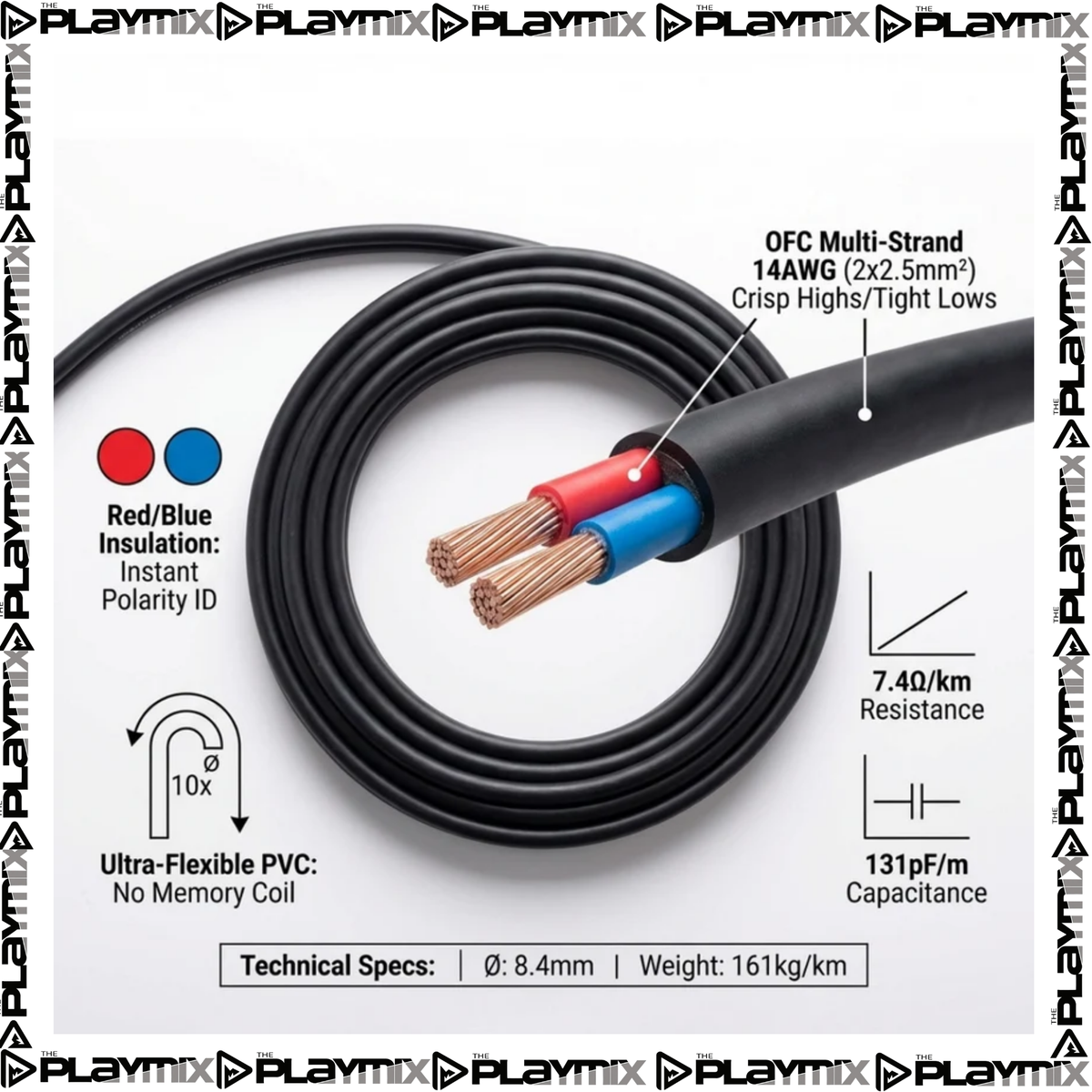 Proel HPC620 Speaker Cable – Flexible Loudspeaker Premium Audio Wire
