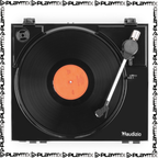 Audizio RP310 Record Player – USB Recording, Black