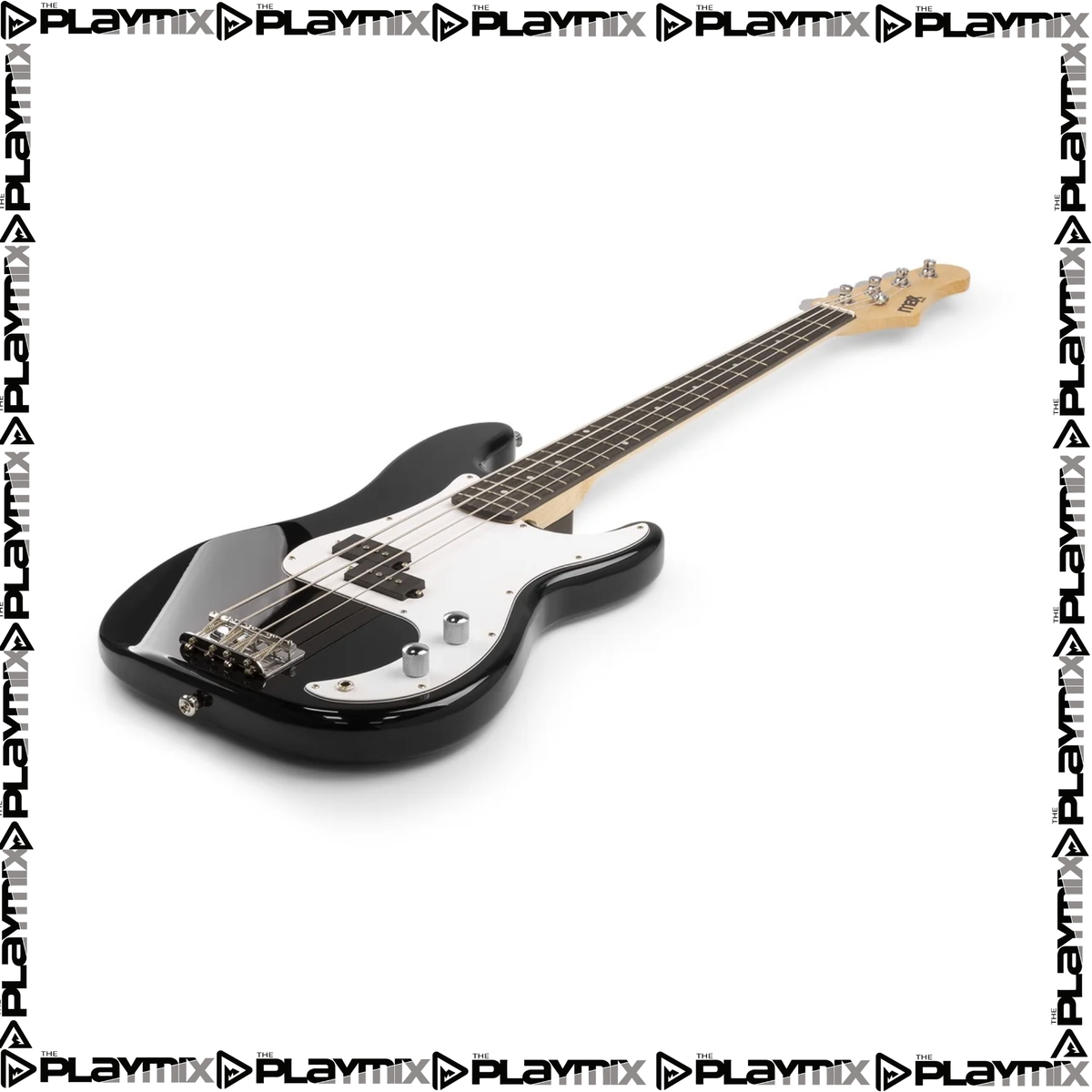 MAX GigKit Bass Guitar Kit Black – with 40W Bass Amp, Gig Bag & Accessories