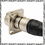 PROEL XLR3MDLX Male XLR Panel Mount – 3-Pole Chassis Connector