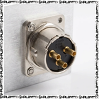 PROEL XLR3MDLX Male XLR Panel Mount – 3-Pole Chassis Connector