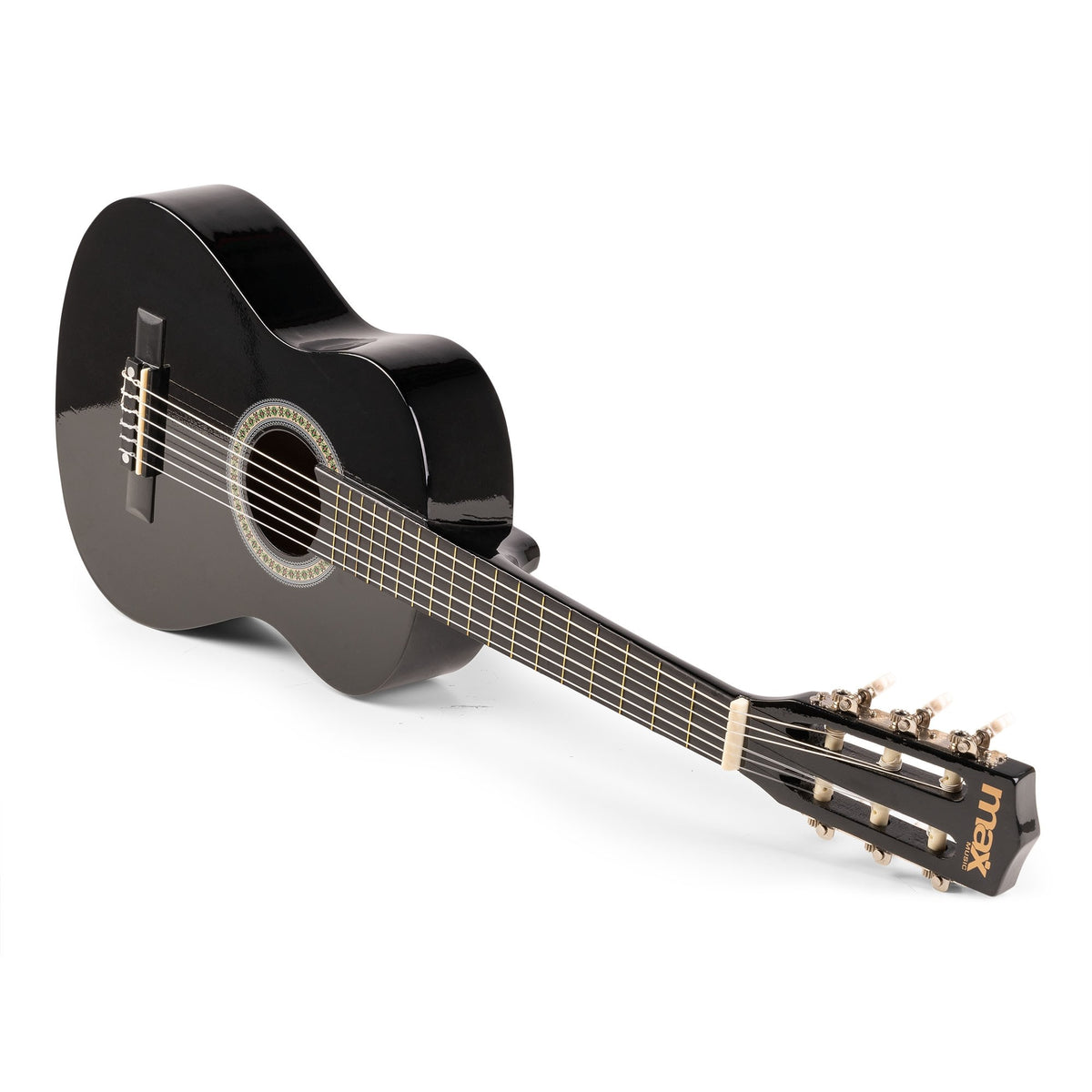 SoloArt Junior 1/4 Classic Guitar Pack — Black