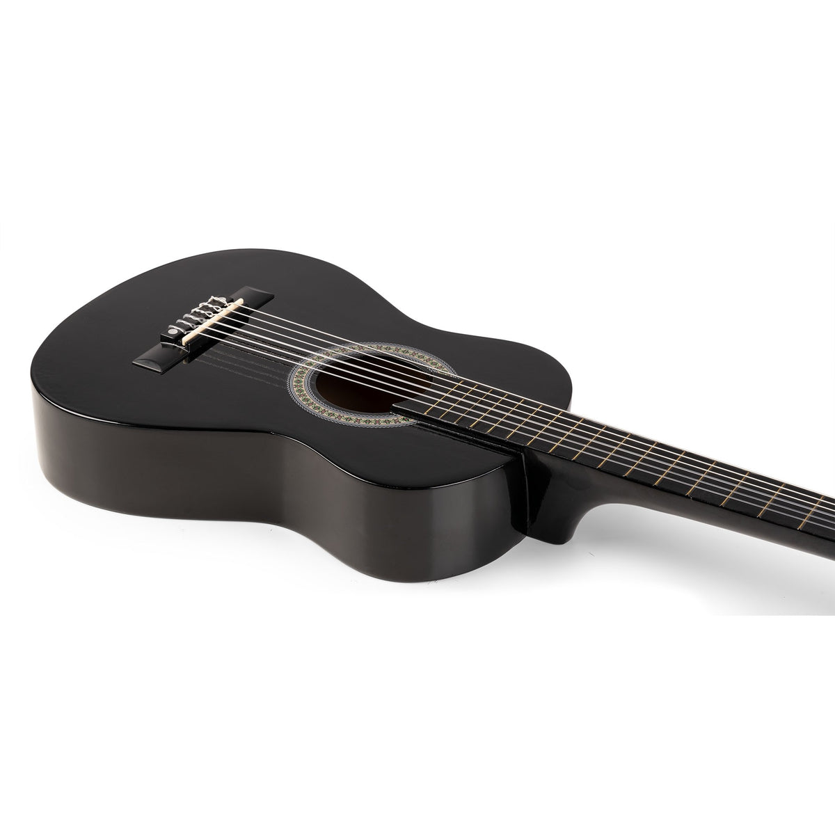 SoloArt Junior 1/4 Classic Guitar Pack — Black