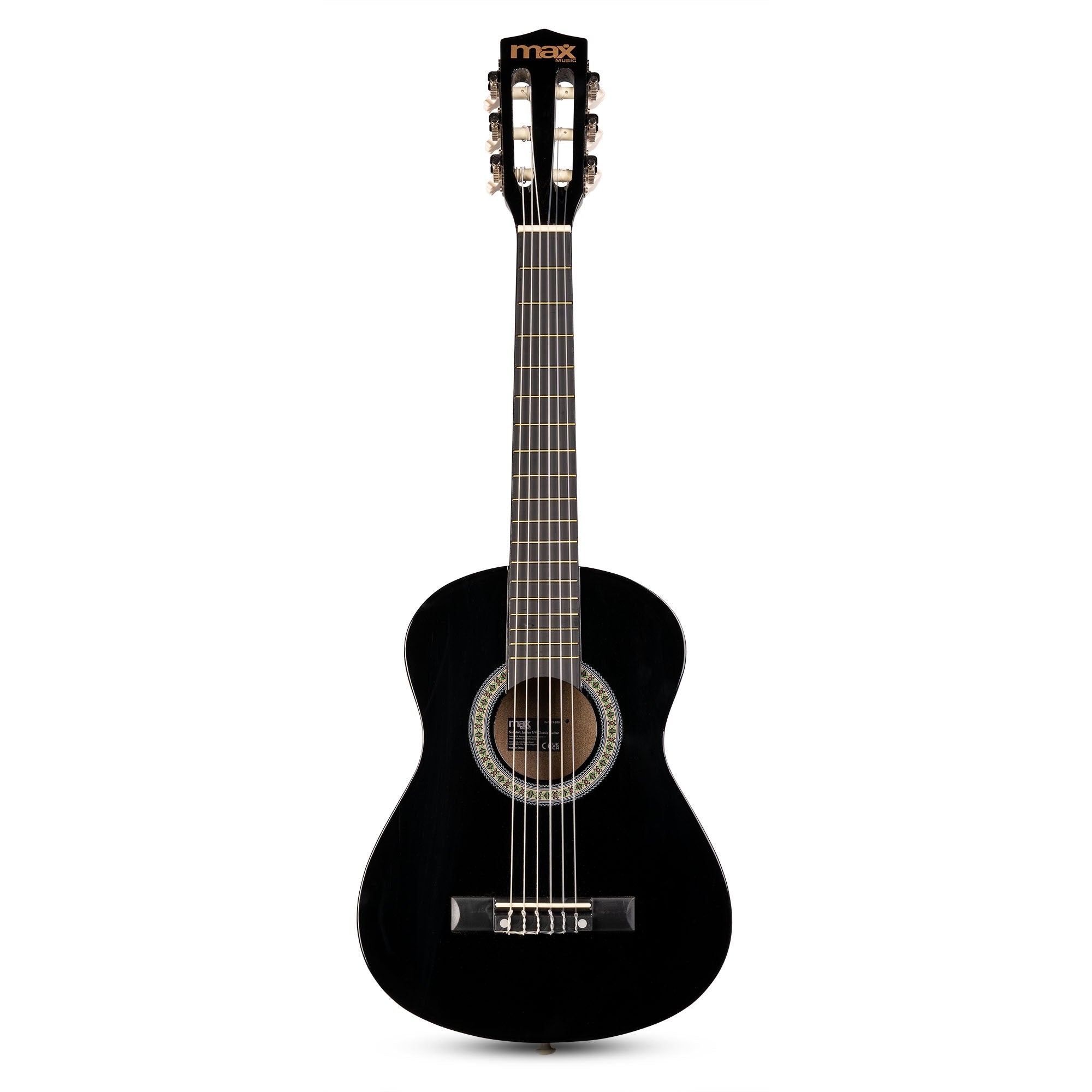 SoloArt Junior 1/4 Classic Guitar Pack Black