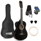 SoloArt Junior 3/4 Classic Guitar Pack Black