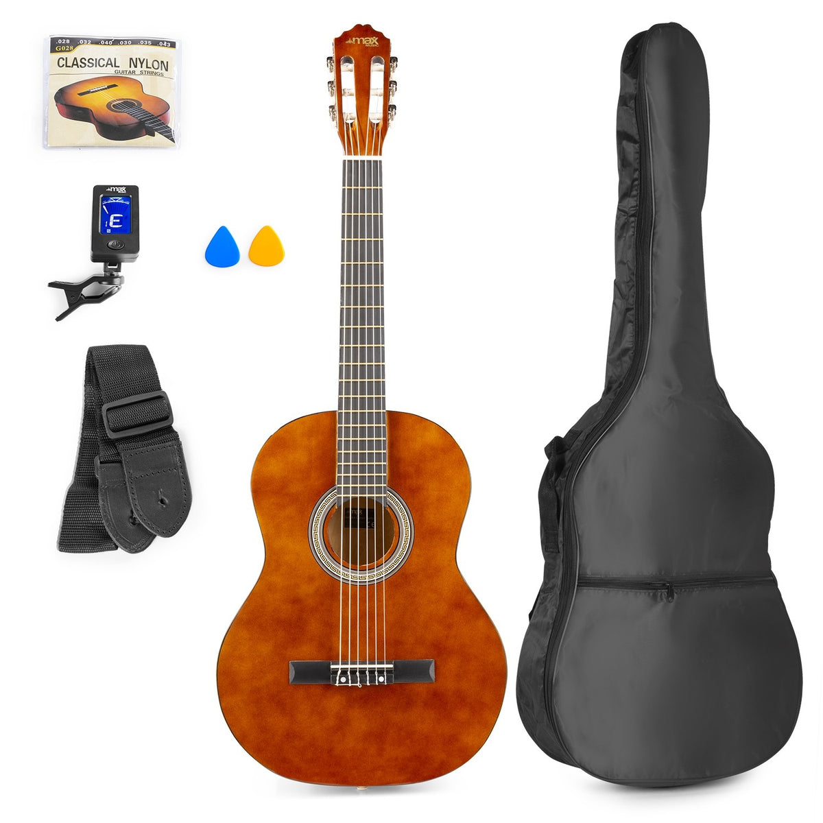 SoloArt Classic Guitar Pack — Dark Natural
