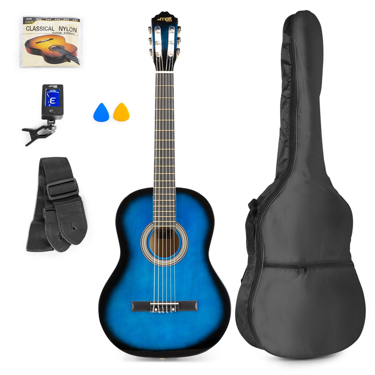 SoloArt Classic Guitar Pack — Blue