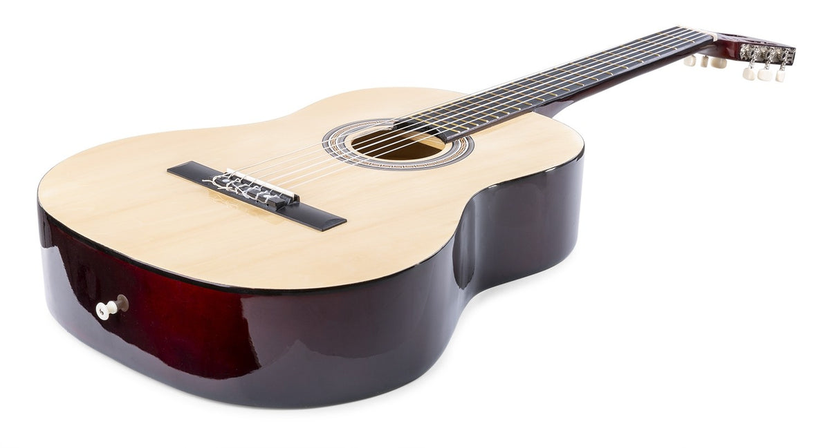 Close-up of Fretboard and Comfortable Nylon Strings