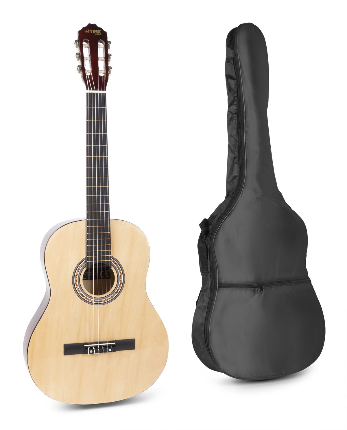 SoloArt Classical Guitar Natural Finish Face View