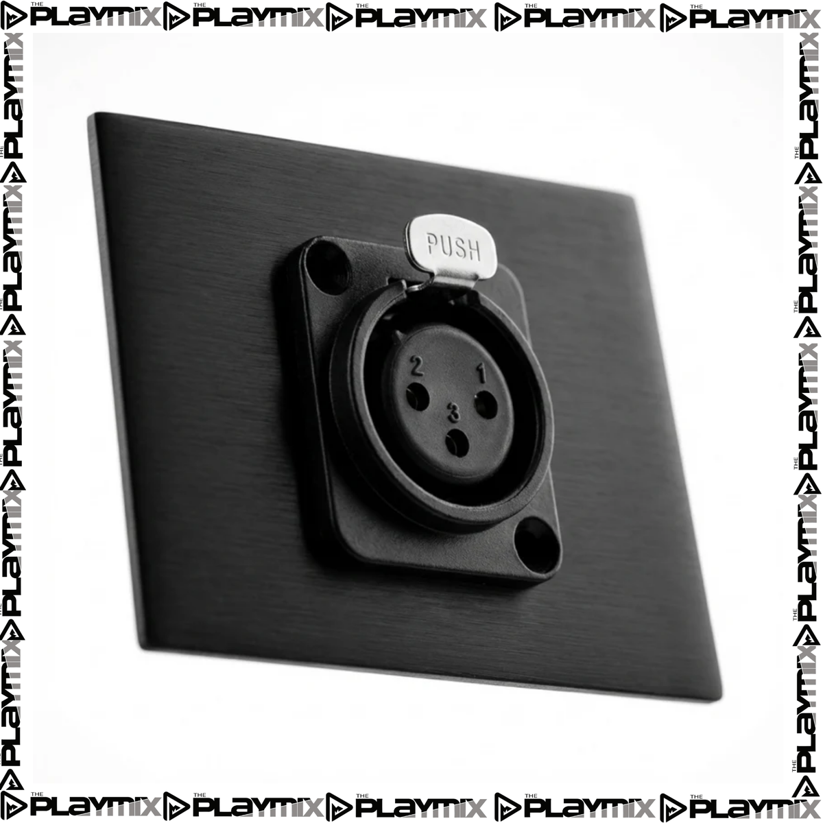 Proel XLR3FDLBK Panel Mount Connector – 3-Pin Female XLR Chassis Socket