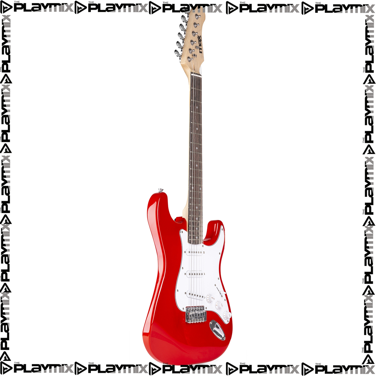 MAX GigKit Electric Guitar Kit Red – with 40W Amp, Gig Bag, Tuner, Cable & Accessories
