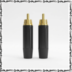 PROEL DHRCAMBB RCA Connector – Professional Gold-Plated Audio Plug