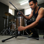 PROEL PRO281BK Microphone Stand – Professional Low Profile Boom Stand