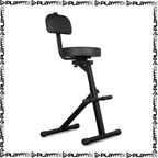 VONYX GST15 Guitar Stool with Backrest & Integrated Guitar Stand