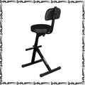 VONYX GST15 Guitar Stool with Backrest & Integrated Guitar Stand