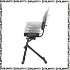 VONYX GST15 Guitar Stool with Backrest & Integrated Guitar Stand