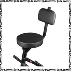 VONYX GST15 Guitar Stool with Backrest & Integrated Guitar Stand
